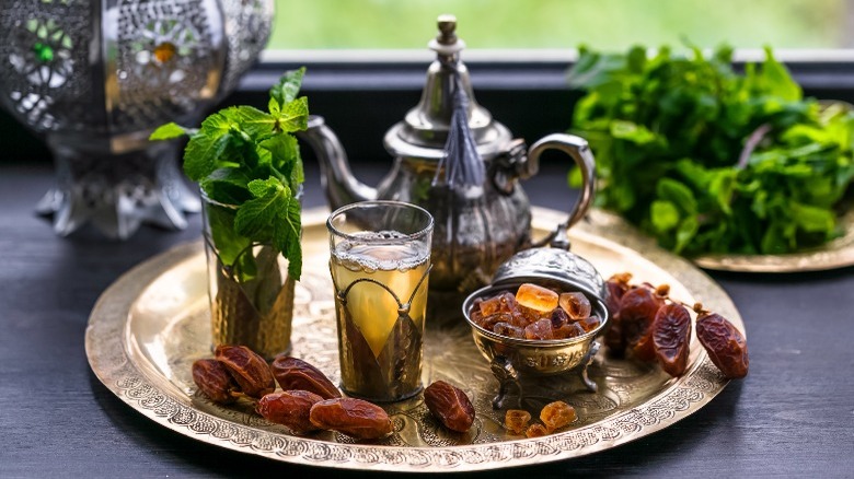 Moroccan mint tea