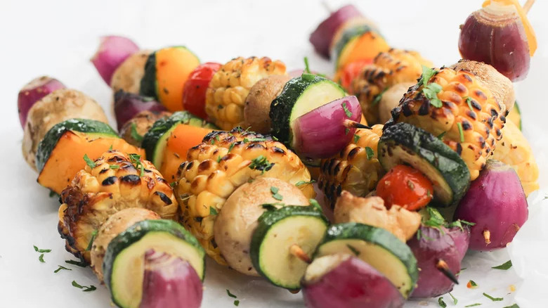 grilled vegetable kabobs