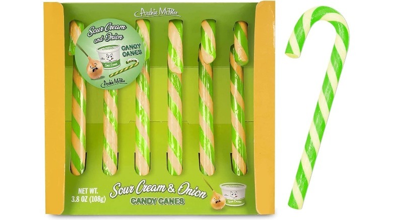 Sour cream and onion candy cane