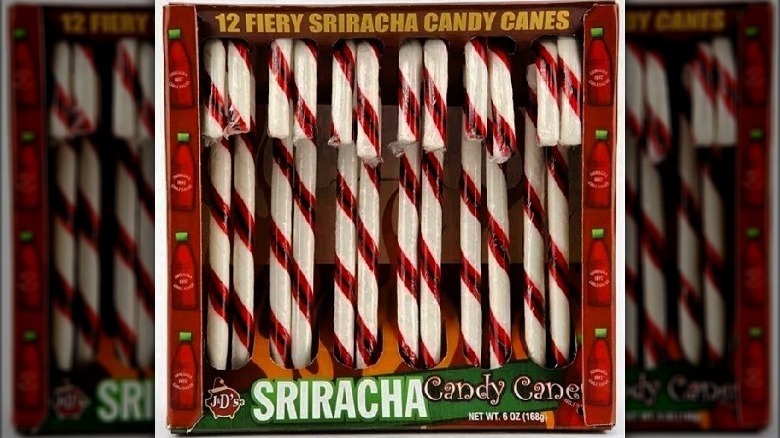 Sriracha candy cane