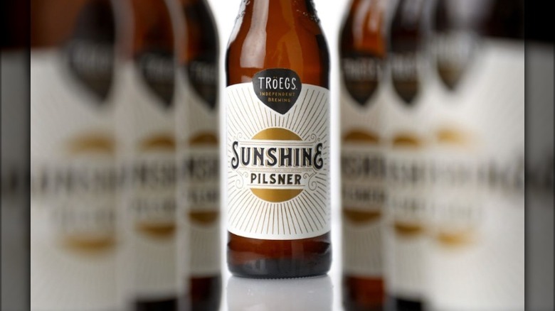 Troegs Sunshine Pilsner beer bottle