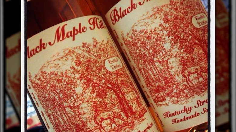 two bottles of Black Maple Hill 