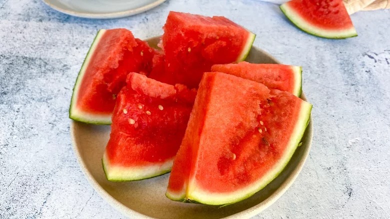 Easy Vodka Spiked Watermelon slices