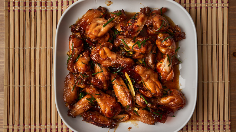 One Pot Sticky Chicken Wings