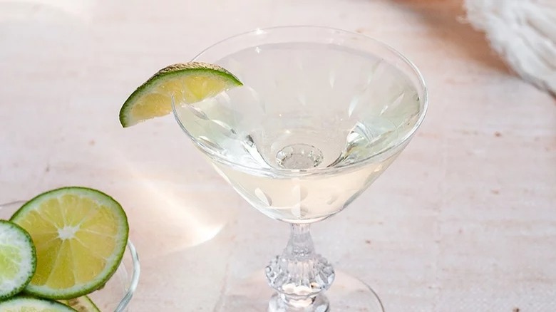 Classic Gimlet Cocktail in glass