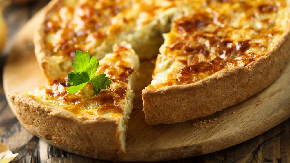 Onion quiche