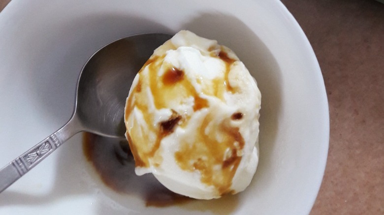 Ice cream and soy sauce