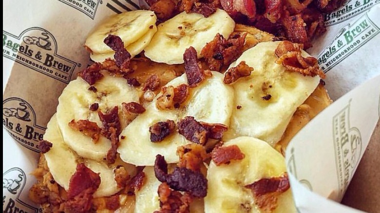 Peanut butter, banana, and bacon