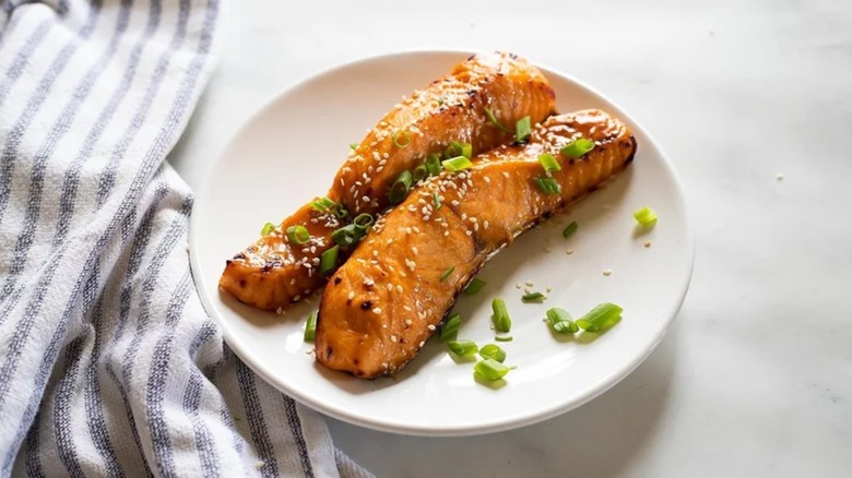 Teriyaki salmon