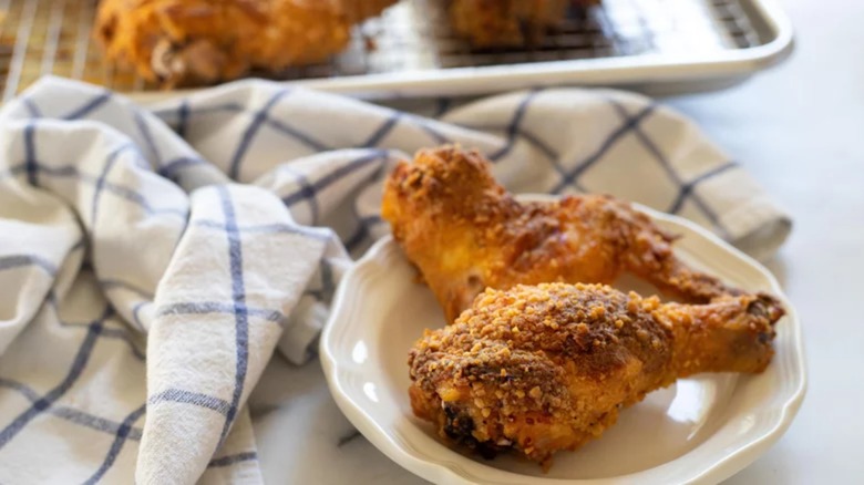 Sheet Pan Fried Chicken