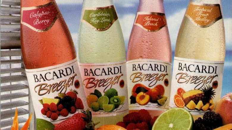 Vintage ad for Bacardi Breezer