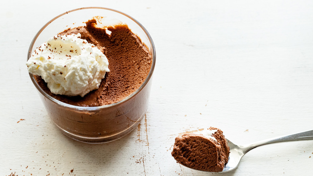 3-ingredient chocolate mousse recipe served