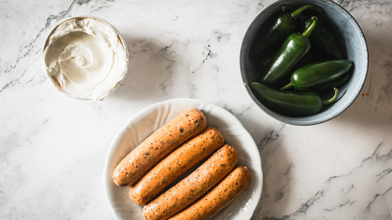 ingredients for jalapeño poppers