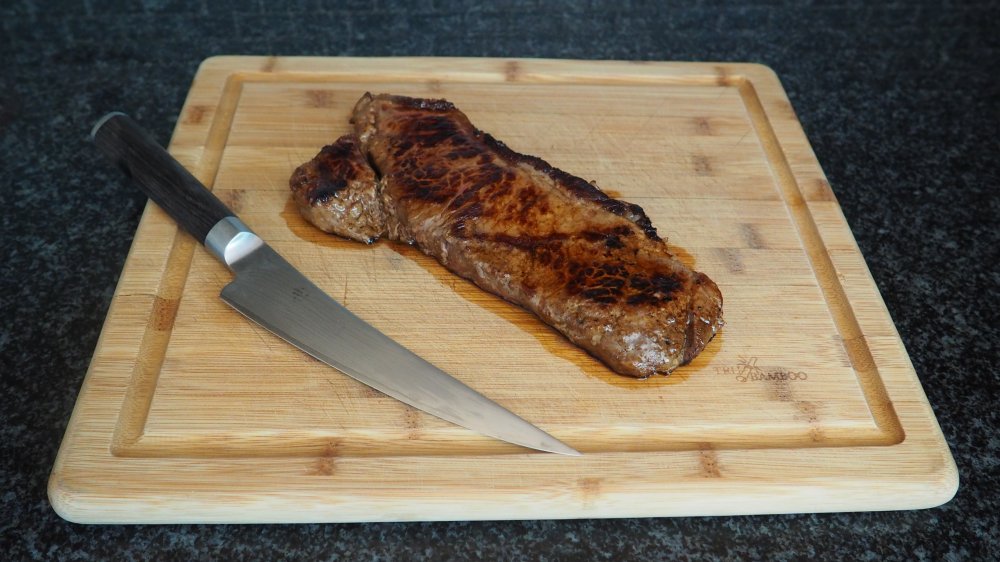 how long to rest steak after using  3-ingredient steak marinade