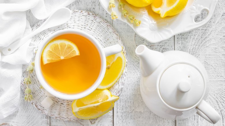 lemon flavored tea