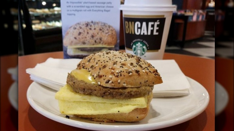Starbucks Impossible Breakfast Sandwich