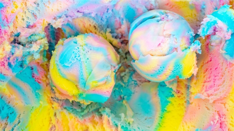 rainbow sherbet ice cream