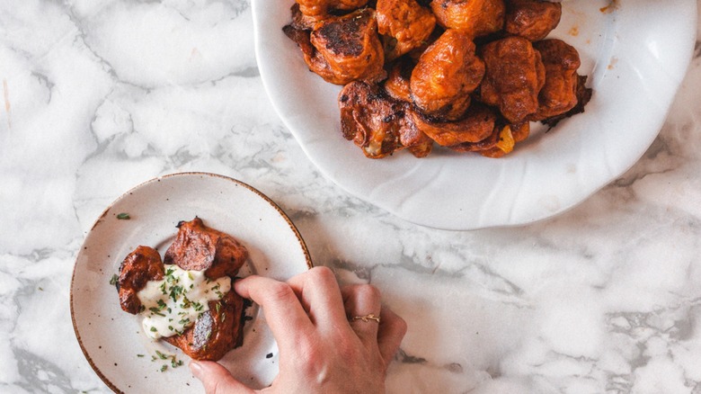 Buffalo Cauliflower dish