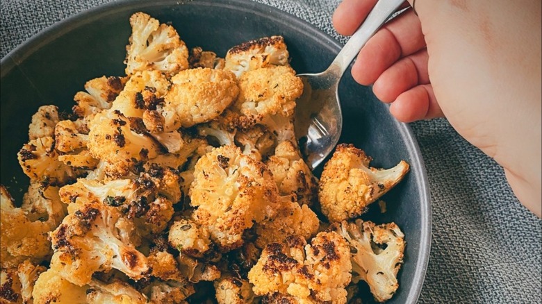 Easy Roasted Cauliflower