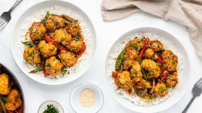 Sesame Cauliflower Stir-Fry