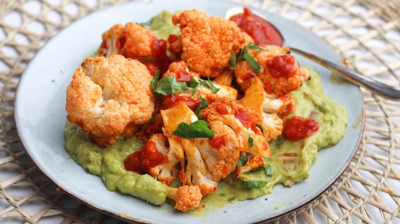 Harissa Roasted Cauliflower