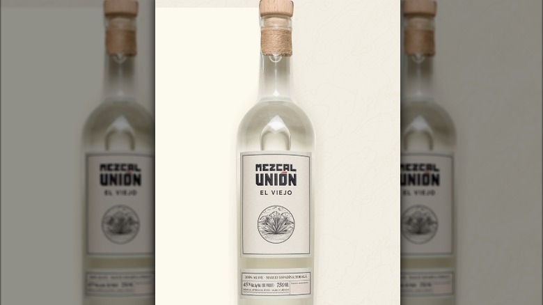 Union Viejo mezcal bottle