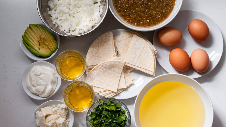 30-minute chilaquiles ingredients 