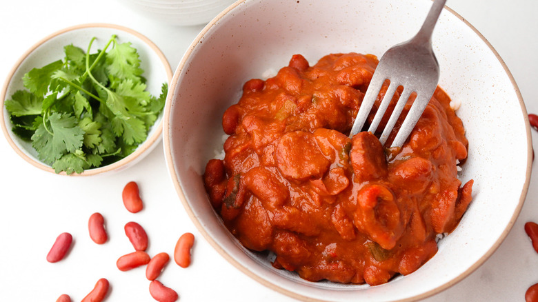 red beans in a bowl