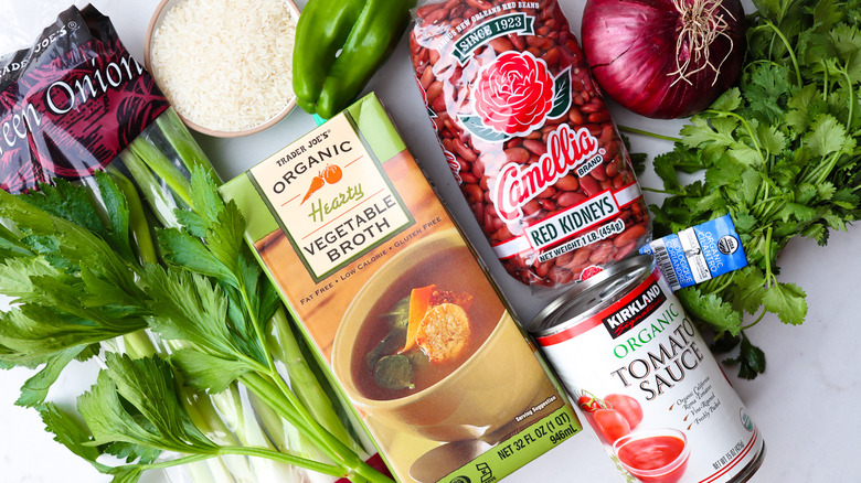 red beans and rice ingredients