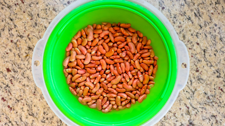 red beans in bowl