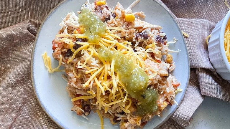 Slow Cooker Mexican Chicken and Rice