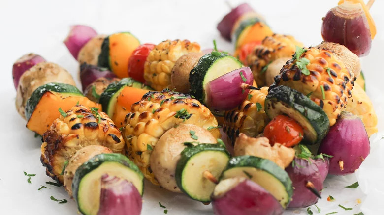 Grilled Veggie Kabobs