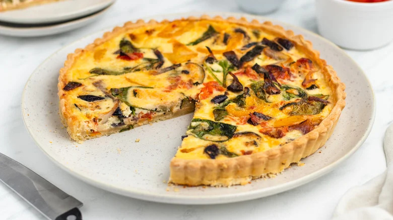 Roasted Vegetable Quiche