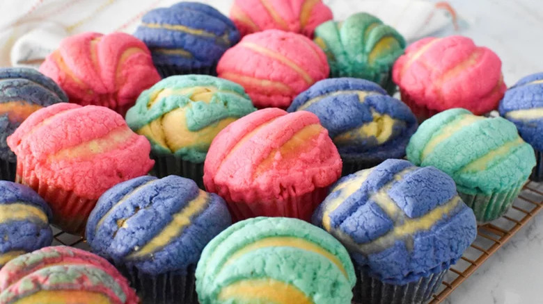 pan dulce conchas cupcakes