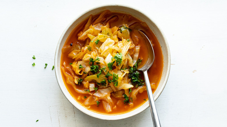 Spicy Cabbage Soup