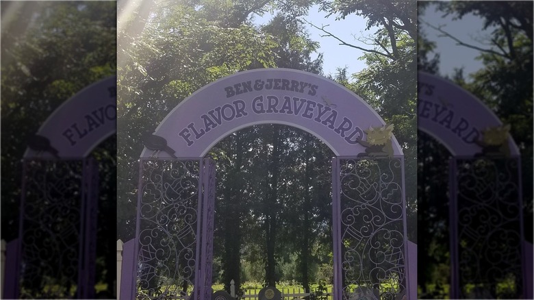 Gate to Ben & Jerry's Flavor Graveyard