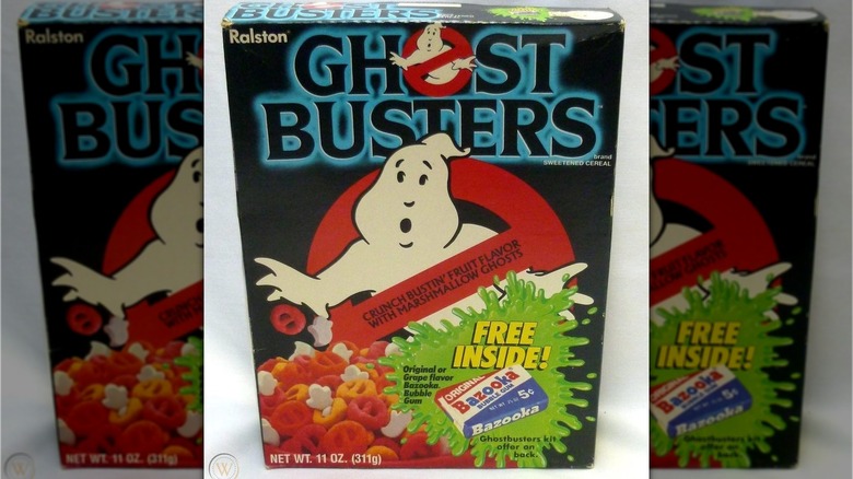 Box of Ghostbusters cereal