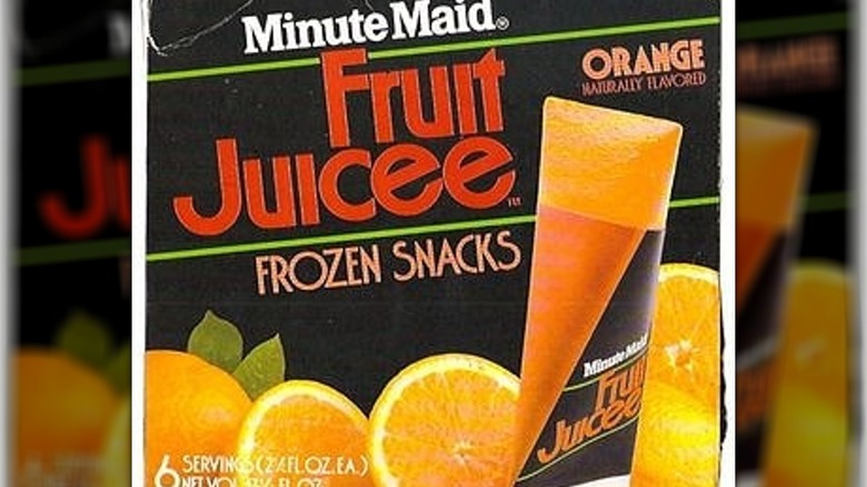 Box of Minute Maid Fruit Juicee orange flavor