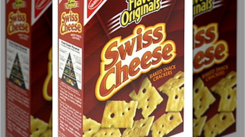 Nabisco Swiss Cheese cracker box