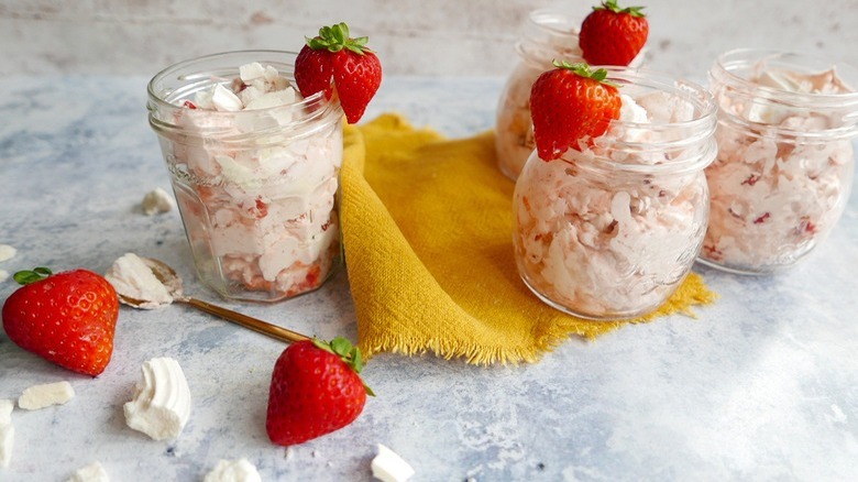 Eton mess in jars