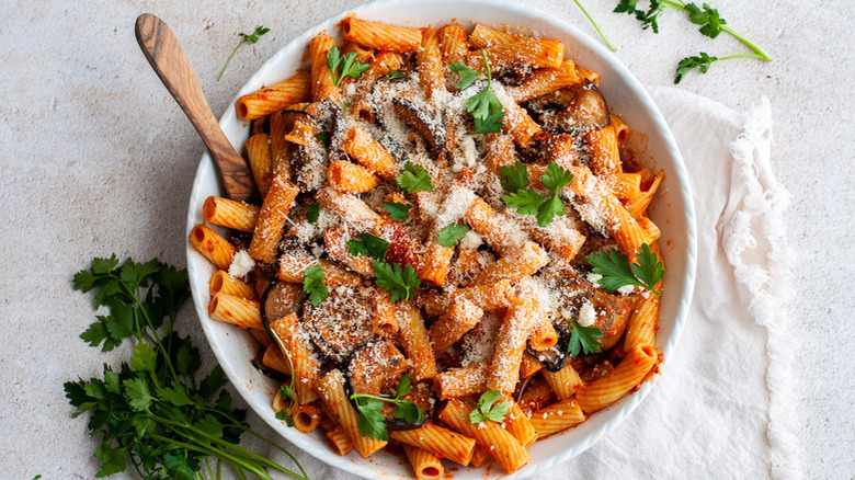 pasta with parsley and parmesan