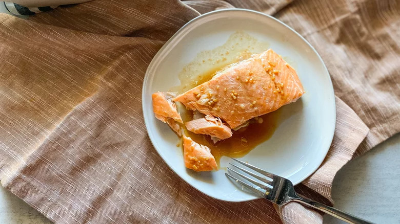 Easy honey baked salmon