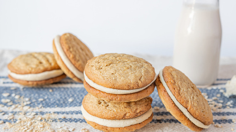 Peanut butter sandwich cookies