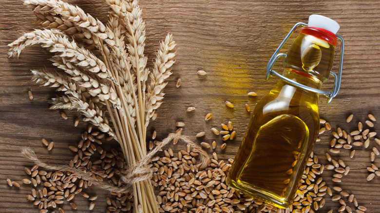 Wheat and wheat germ oil