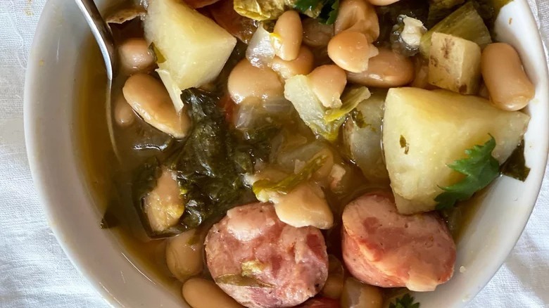 Slow Cooker Portuguese Bean Soup