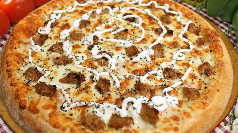 sausage pizza