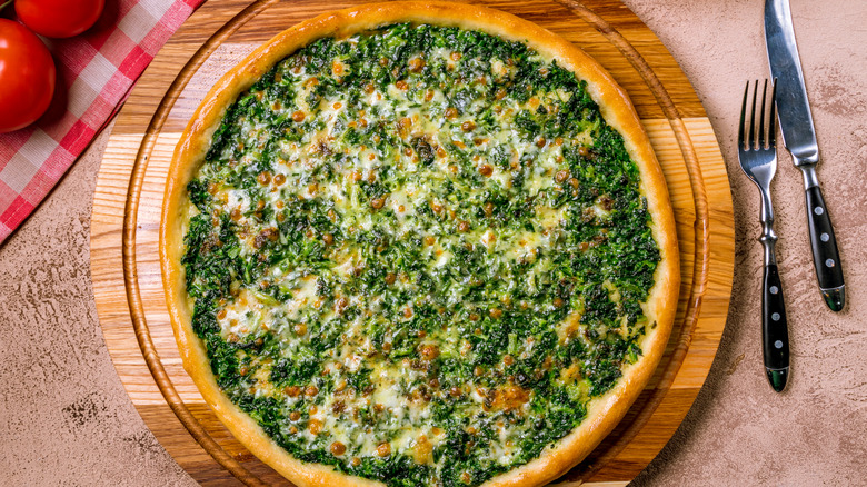 spinach pizza