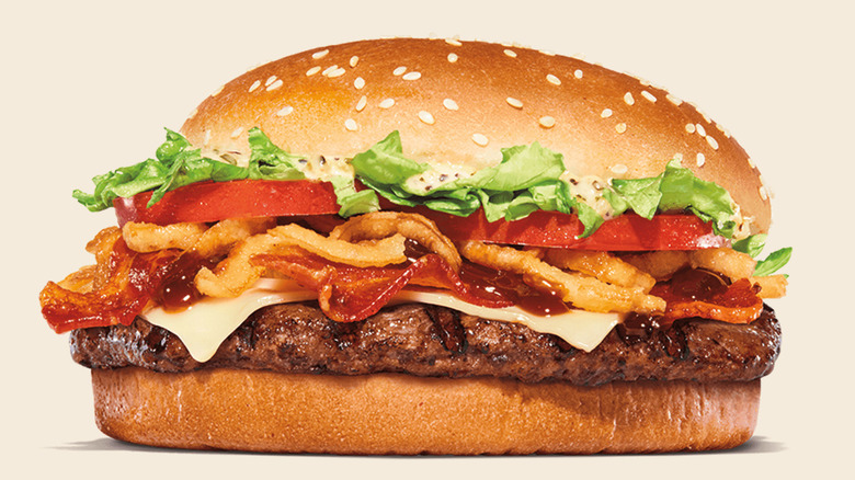 Burger King's steakhouse bacon Whopper