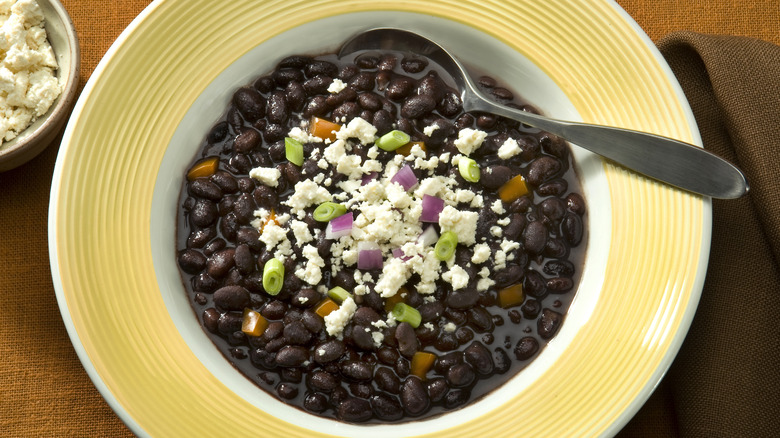 bowl of black beans