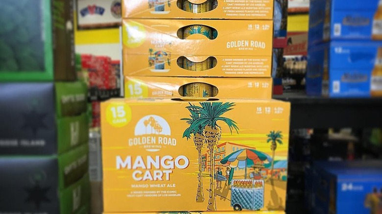 Golden Road Mango beer case